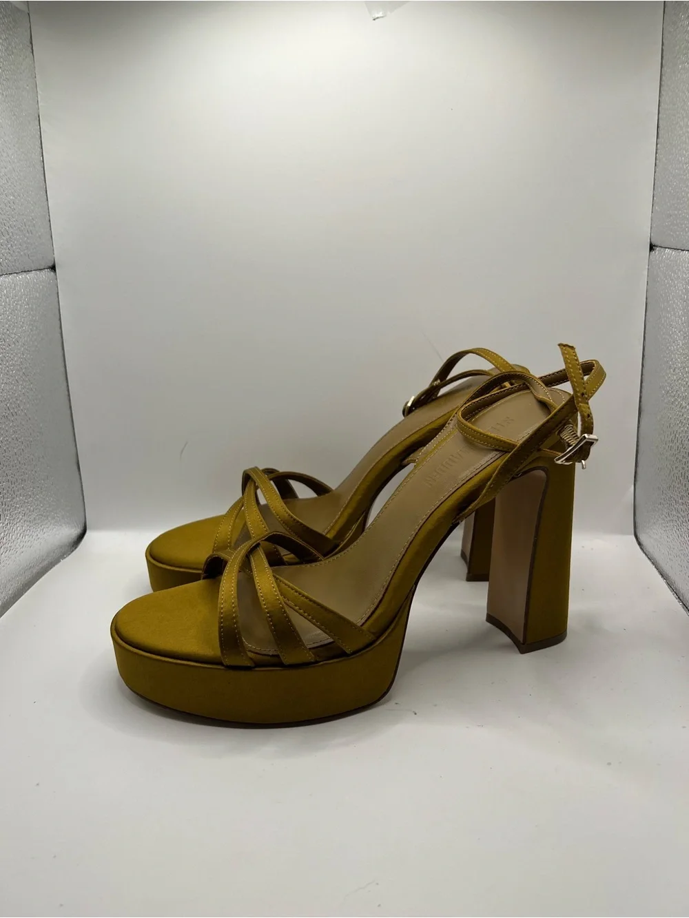 Steve Madden olive Platform Block Heel Sandals